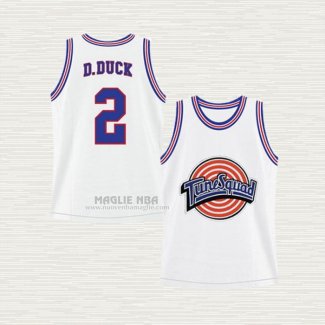 Maglia Daffy Duck NO 2 Bambino Tune Squad Bianco