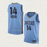 Maglia Danny Green NO 14 Memphis Grizzlies Statement 2022-23 Blu