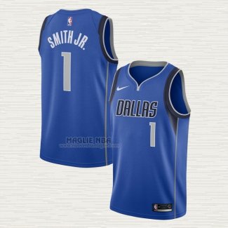 Maglia Dennis Smith NO 1 Dallas Mavericks Icon Blu