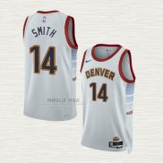 Maglia Ish Smith NO 14 Denver Nuggets Citta 2022-23 Bianco