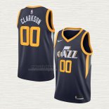 Maglia Jordan Clarkson NO 00 Utah Jazz Icon Blu