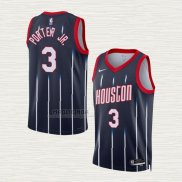 Maglia Kevin Porter JR. NO 3 Houston Rockets Citta 2022-23 Nero