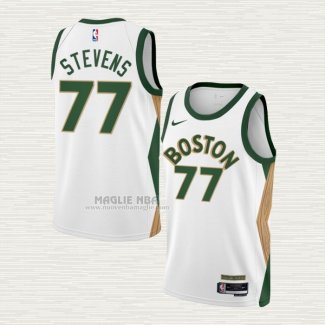 Maglia Lamar Stevens NO 77 Boston Celtics Citta 2023-24 Bianco