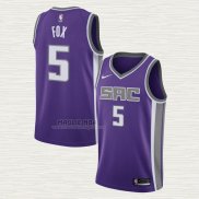 Maglia NO 5 Sacramento Kings Icon Viola De'Aaron Fox