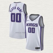 Maglia Sacramento Kings Personalizzate Association Bianco