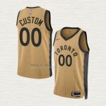 Maglia Toronto Raptors Personalizzate Citta 2023-24 Or