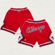 Pantaloncini Chicago Bulls Just Don Rosso 3