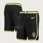 Pantaloncini Golden State Warriors Citta Edition 2021-22 Nero