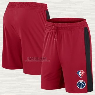 Pantaloncini Washington Wizards 75th Anniversary Rosso