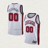 Maglia Chicago Bulls Personalizzate Citta 2022-23 Bianco