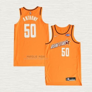 Maglia Cole Anthony NO 50 2022 Rising Star Worthy Arancione