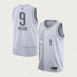 Maglia D.J. Wilson NO 19 Oklahoma City Thunder Citta 2021-22 Bianco