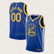 Maglia Golden State Warriors Personalizzate Icon 2020-21 Blu