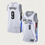 Maglia Goran Dragic NO 9 Brooklyn Nets Citta 2022-23 Bianco