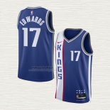 Maglia Kessler Edwards NO 17 Sacramento Kings Citta 2023-24 Blu