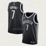 Maglia Kevin Durant NO 7 Brooklyn Nets Icon 2020-21 Nero