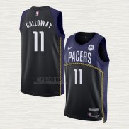 Maglia Langston Galloway NO 11 Indiana Pacers Citta 2022-23 Blu