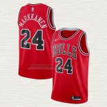 Maglia Lauri Markkanen NO 24 Chicago Bulls Icon 2020-21 Rosso