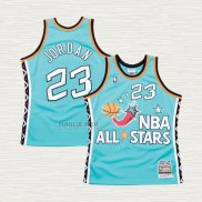 Maglia Michael Jordan NO 23 Bambino All Star 1996 Verde