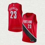 Maglia Robert Covington NO 23 Portland Trail Blazers Statement Rosso