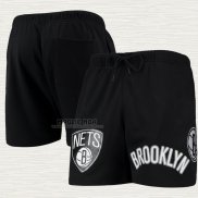 Pantaloncini Brooklyn Nets Pro Standard Mesh Capsule Nero