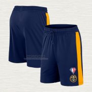 Pantaloncini Denver Nuggets 75th Anniversary Blu2