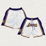 Pantaloncini Los Angeles Lakers Just Don Bianco