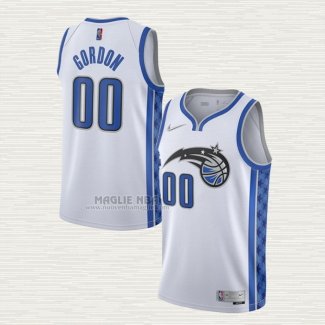 Maglia Aaron Gordon NO 00 Orlando Magic Earned 2020-21 Bianco