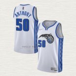 Maglia Cole Anthony NO 50 Orlando Magic Earned 2020-21 Bianco