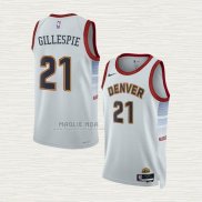 Maglia Collin Gillespie NO 21 Denver Nuggets Citta 2022-23 Bianco