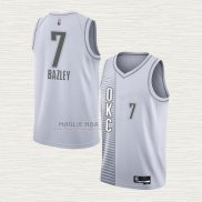 Maglia Darius Bazley NO 7 Oklahoma City Thunder Citta 2021-22 Bianco