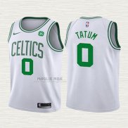 Maglia Jayson Tatum NO 0 Bambino Boston Celtics 2017-18 Bianco