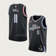 Maglia John Wall NO 11 Los Angeles Clippers Citta 2022-23 Nero