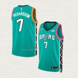 Maglia Josh Richardson NO 7 San Antonio Spurs Citta 2022-23 Verde