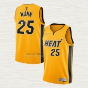 Maglia Kendrick Nunn NO 25 Miami Heat Earned 2020-21 Or