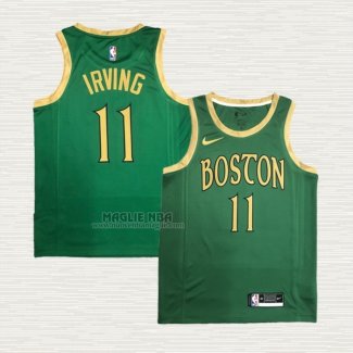 Maglia Kyrie Irving NO 11 Boston Celtics Citta Verde