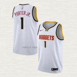 Maglia Michael Porter JR. NO 1 Denver Nuggets Association Bianco