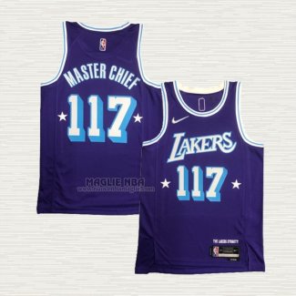 Maglia NO 117 Los Angeles Lakers x X-BOX Master Chief Viola