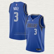 Maglia Nerlens Noel NO 3 Dallas Mavericks Icon Blu