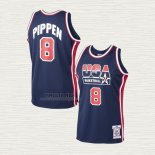 Maglia Scottie Pippen NO 8 USA 1992 Blu