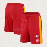 Pantaloncini Atlanta Hawks 75th Anniversary Rosso