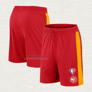 Pantaloncini Atlanta Hawks 75th Anniversary Rosso