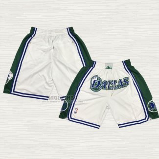 Pantaloncini Dallas Mavericks Citta Just Don Bianco