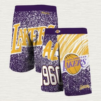 Pantaloncini Los Angeles Lakers Mitchell & Ness 1960 Viola