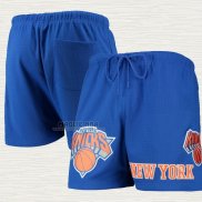 Pantaloncini New York Knicks Pro Standard Mesh Capsule Blu