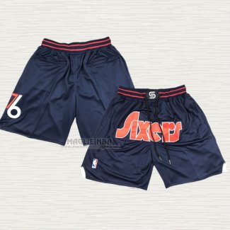 Pantaloncini Philadelphia 76ers Citta Just Don 2021-22 Blu