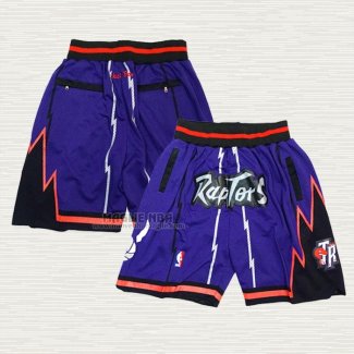 Pantaloncini Toronto Raptors Throwback Viola