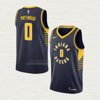 Maglia Alex Poythress NO 0 Indiana Pacers Icon 2018 Blu