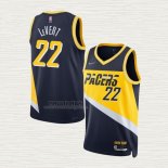 Maglia Caris LeVert NO 22 Indiana Pacers Citta 2021-22 Blu