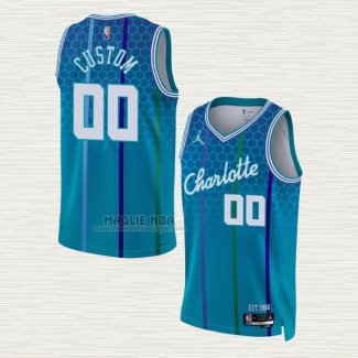 Maglia Charlotte Hornets Personalizzate Citta 2021-22 Verde